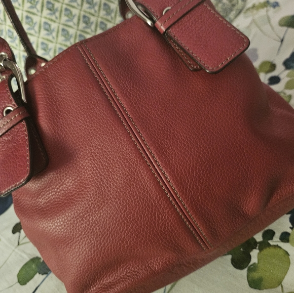 Tignanello Red Handbag - Picture 6 of 10